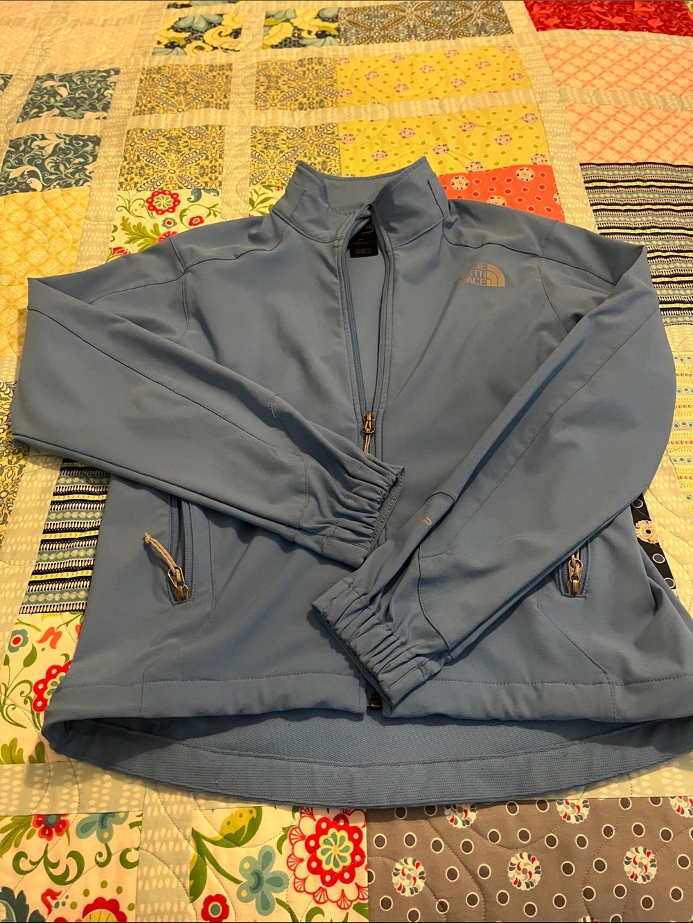 The North Face Women's light blue Softshell Utility Jacket